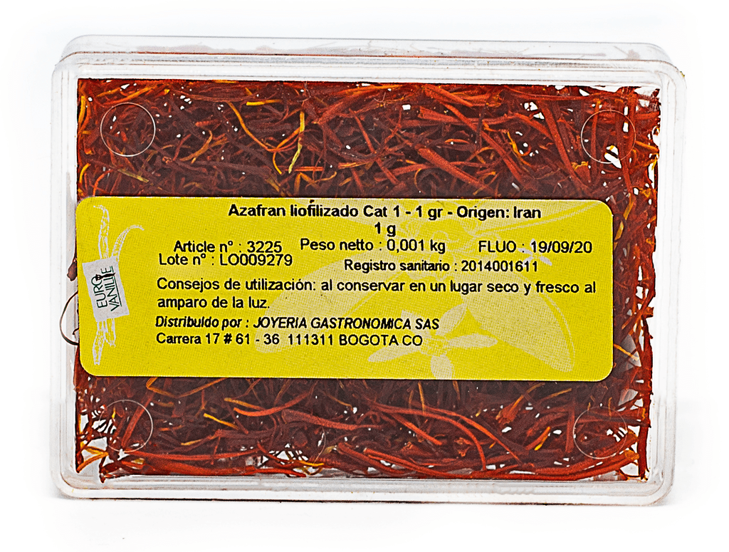 Azafrán en Pistilo (1 g-10 g)