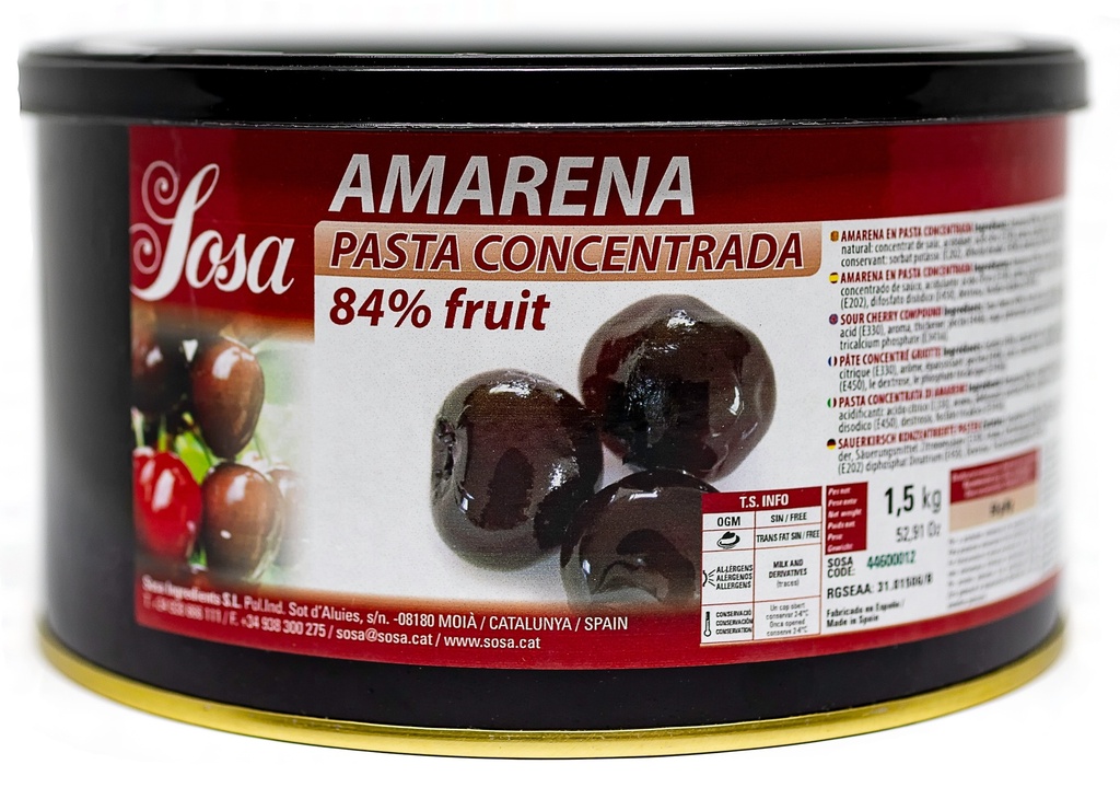 Pasta De Cereza Amarena 100 Gr